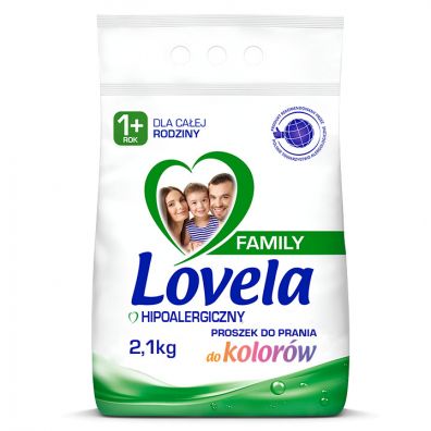 Lovela Family hipoalergiczny proszek do prania kolorw 2.1 kg