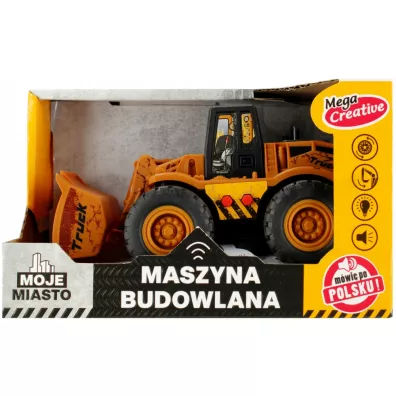 Maszyna budowlana Spychacz Moje Miasto MEGA CREATIVE 520398