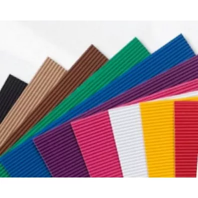 Galeria Hobby Tektura falista kolorowa 25x35 cm, 10 arkuszy