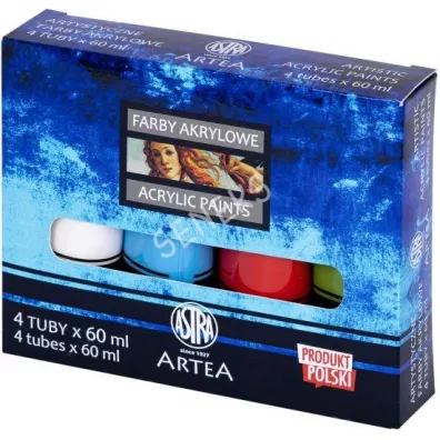 Astra Farby akrylowe 4x60ml