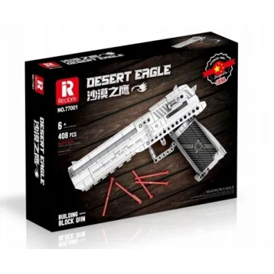 Klocki konstrukcyjne - Desert Eagle, 408 el. (77001)