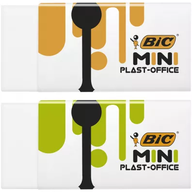 Bic Gumka Mini Plast-Office 2 szt.