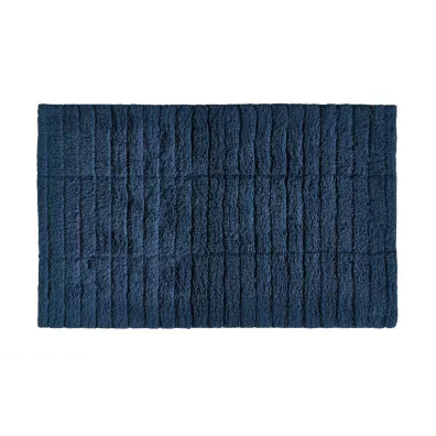 Zone Denmark Dywanik azienkowy 50 x 80 cm Tiles Dark blue 13541 niebieski