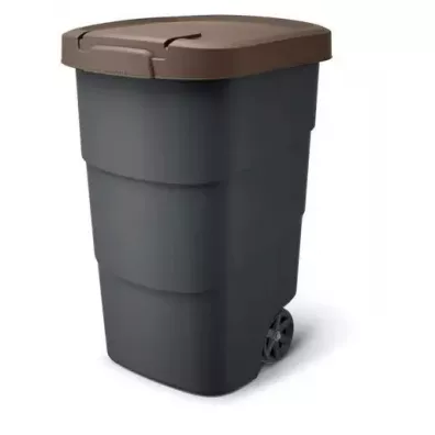 Prosperplast Keden kosz na mieci wheeler - brzowy 90 l