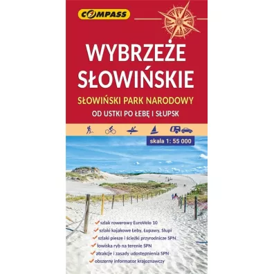 Mapa turystyczna Wybrze�e S�owi�skie 1:55 000