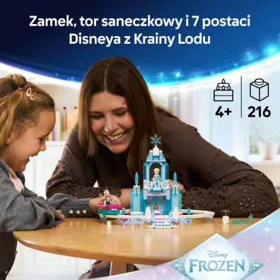 LEGO Disney Princess Lodowy zamek Elzy i �nie�na przeja�d�ka 43281