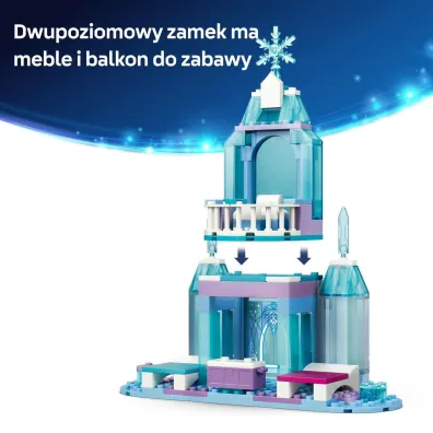 LEGO Disney Princess Lodowy zamek Elzy i �nie�na przeja�d�ka 43281