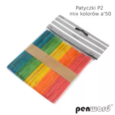 Polsirhurt Patyczki kolorowe 50 szt.