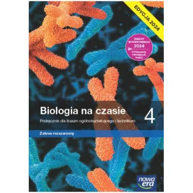 Biologia na czasie 4. Podr�cznik dla liceum og�lnokszta�c�cego i technikum. Zakres rozszerzony. Edycja 2024 - Franciszek Dubert, Marek Jurgowiak, W�adys�aw Zamachowski