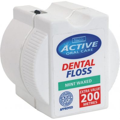 Active Oral Care Mint Dental Floss ni dentystyczna mitowa woskowana