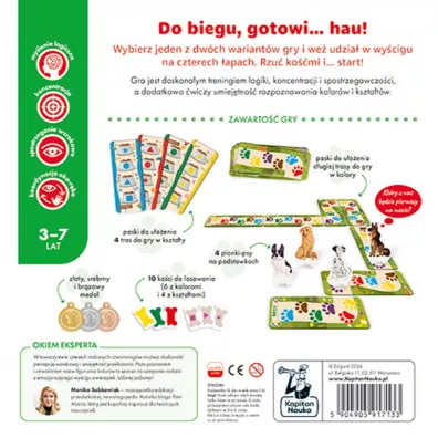 Gra edukacyjna Biegnij, piesku!