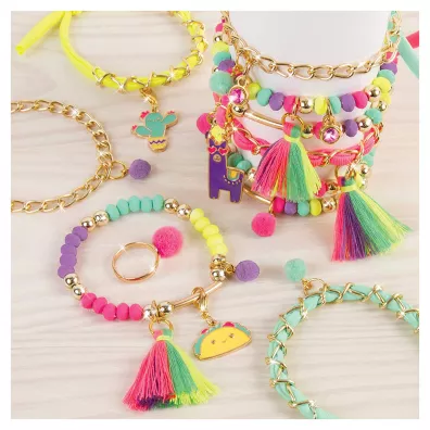 Zestaw do tworzenia bransoletek Neo-Brite Chains & Charms Make it real