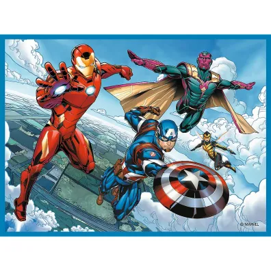 Puzzle + Memos 2w1 (24+30+48 el.) Bohaterowie w akcji Trefl