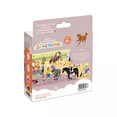 Puzzle panoramiczne 60 el. Stadnina Bright Junior Media