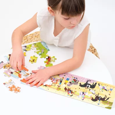 Puzzle panoramiczne 60 el. Stadnina Bright Junior Media