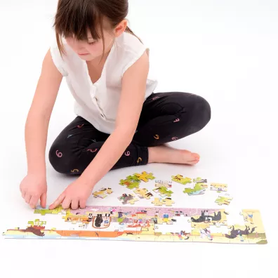 Puzzle panoramiczne 60 el. Stadnina Bright Junior Media