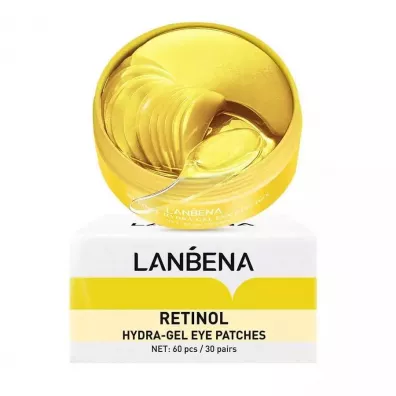 Lanbena Retinol hydroelowe patki pod oczy przeciwzmarszczkowe z retinolem 60 szt.