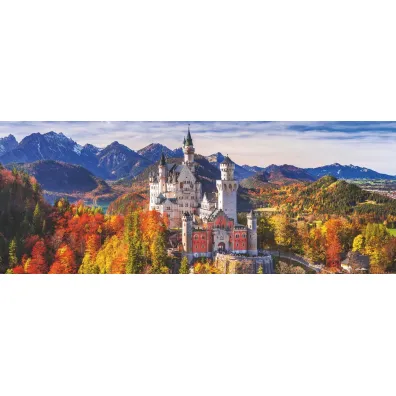Puzzle 1000 el. panoramiczne Zamek Neuschwanstein Ravensburger