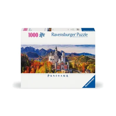 Puzzle 1000 el. panoramiczne Zamek Neuschwanstein Ravensburger