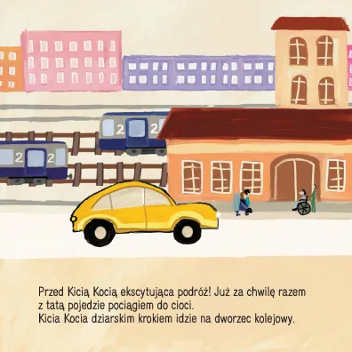 Kicia Kocia w poci�gu