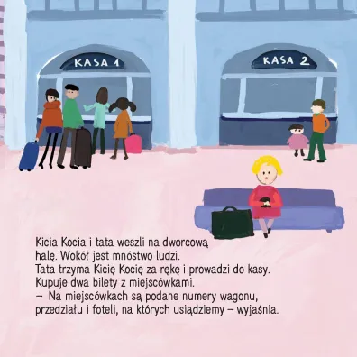 Kicia Kocia w poci�gu