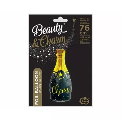 Godan Balon foliowy Szampan Party 76cm