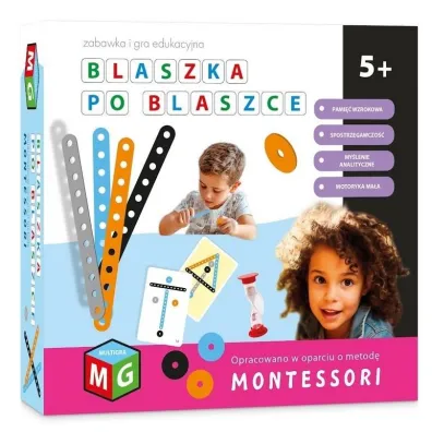 Blaszka po blaszce - gra edukacyjna Montessori Multigra