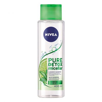 Nivea Łagodny szampon do włosów Pure Detox Micellar 400 ml