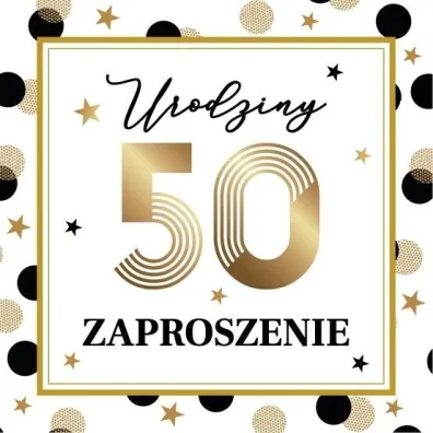 Armin Style Zaproszenie Urodziny 10 szt.