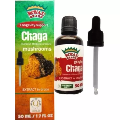 Royal Brand Ekstrakt z grzyb�w chaga Suplement diety 50 g