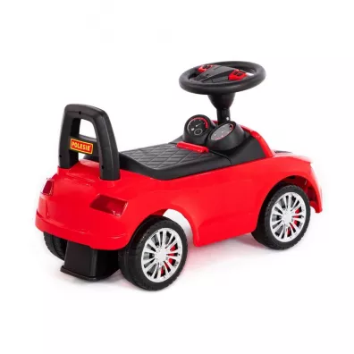 Polesie 84545 Samochd-jedzik SuperCar Nr2 z sygnaem dwikowym (czerwony)