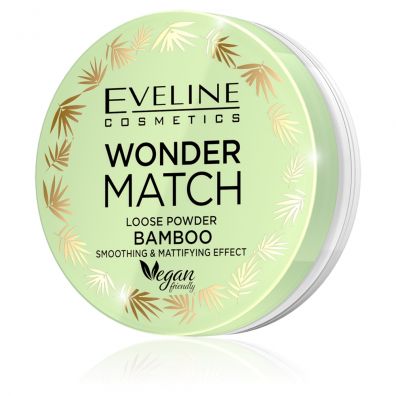 Eveline Cosmetics Wonder Match Loose Powder Bamboo puder sypki bambusowy wygładzająco-matujący 6 g