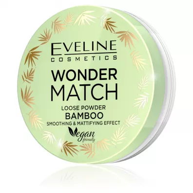 Eveline Cosmetics Wonder Match Loose Powder Bamboo puder sypki bambusowy wyg�adzaj�co-matuj�cy 6 g