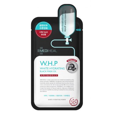 Mediheal W.H.P White Hydrating Black Mask EX czarna maska nawilajco-wybielajca do twarzy 25 ml