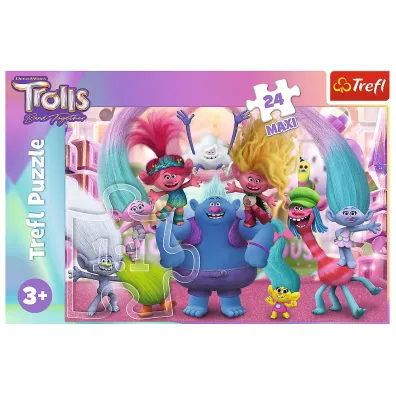 Puzzle maxi 24 el. W �wiecie Trolli Trefl