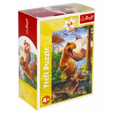 Puzzle mini 54 el. Niesamowite dinozaury 4 Trefl