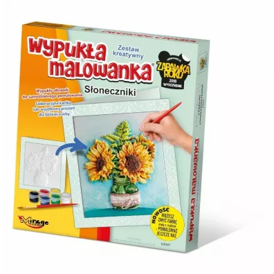 Wypuka Malowanka Kwiaty - Soneczniki Mirage Hobby