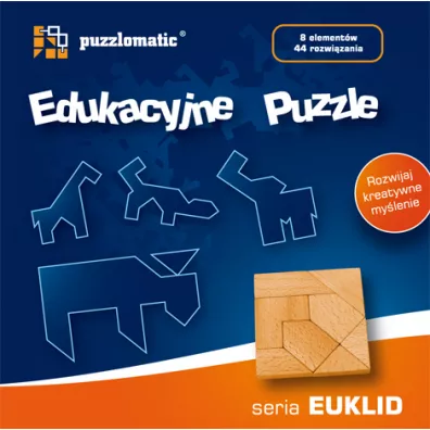 Puzzle drewniane. Seria Euklid Big Fun Republic (Puzzlomatic)