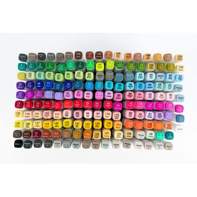 Rawmark Promarkery alkoholowe purePRO + etui 168 kolor�w