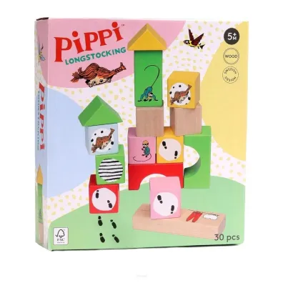 Klocki drewniane Pippi