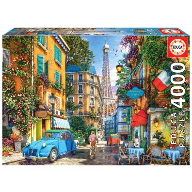 Puzzle 4000 el. Uliczka w Pary�u Educa