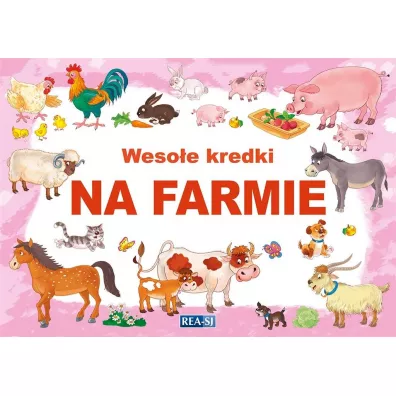 Na farmie. Weso�e kredki