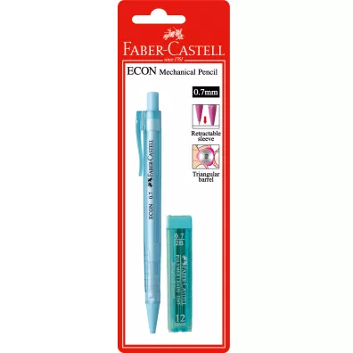 Faber-Castell O��wek automatyczny economy 0.7 mm + wk�ady zielony blister 0.7mm