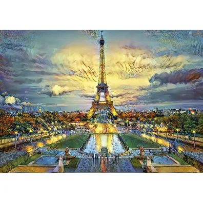 Puzzle 500 el. Wie�a Eiffla, Pary� Educa