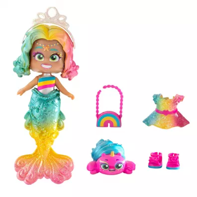 Kookyloos. Kooky Mermaids. Syrena Coral lalka, figurka