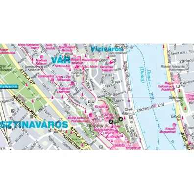 comfort!map Plan miasta Budapeszt 1:13 000