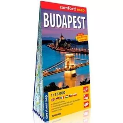 comfort!map Plan miasta Budapeszt 1:13 000