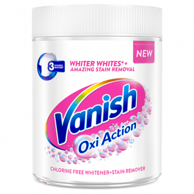 Vanish Oxi Action odplamiacz do biaych tkanin w proszku 470 g