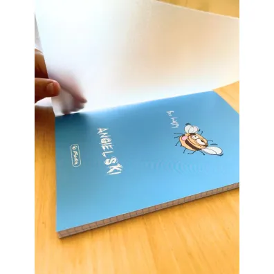 Herlitz Zeszyt A5 Eco J�zyk angielski kratka 60 kartek