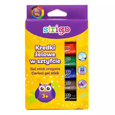 Strigo Kredki �elowe 6 kolor�w